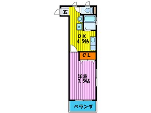 ハイツマツモトの物件間取画像